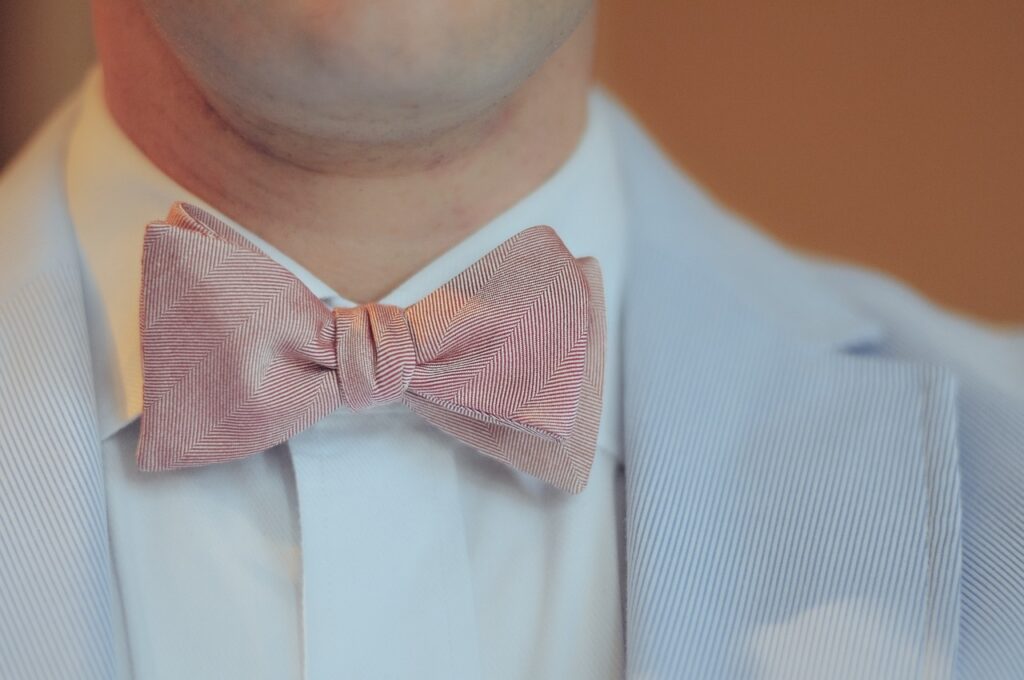 man, bow, tie